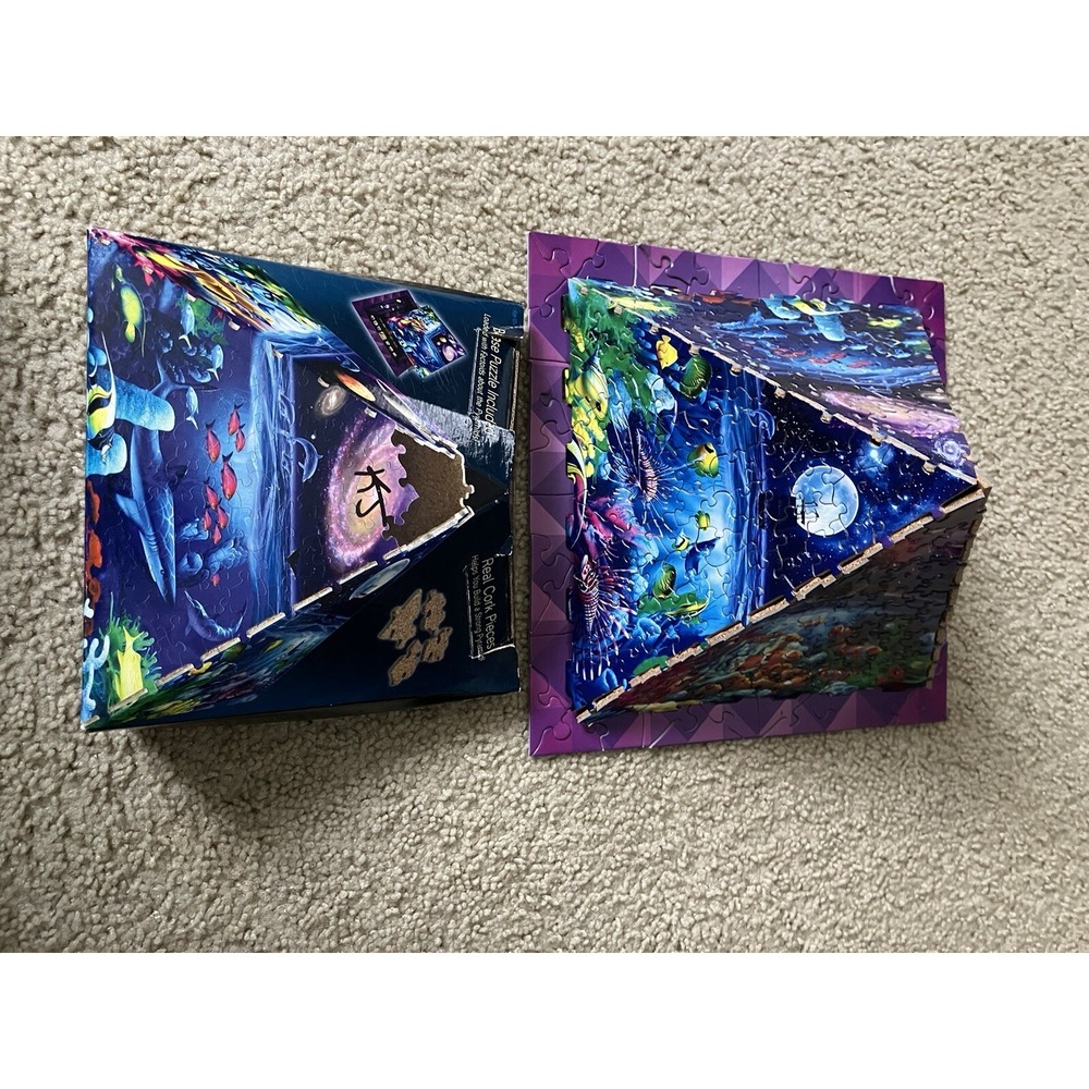 3D Pyramid Worlds of Wonder Cork 365 Piece Pyramid Puzzle Christmas Gift